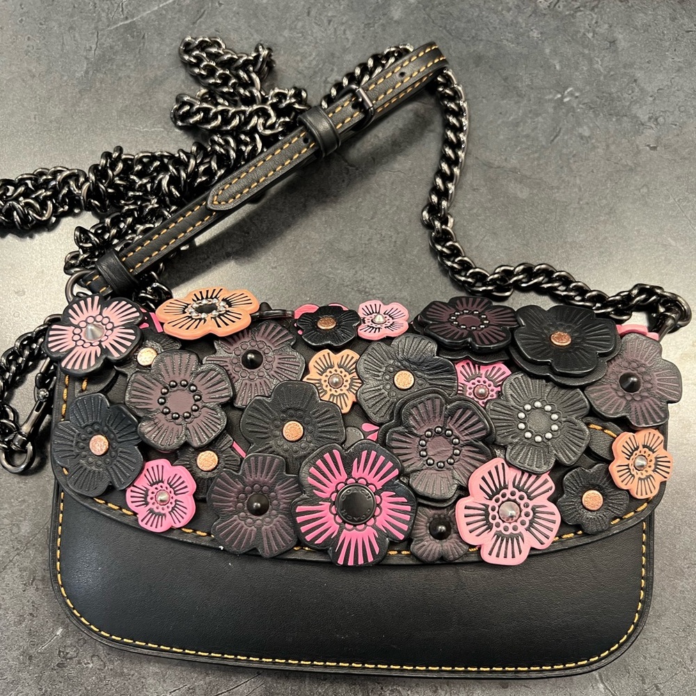 COACH Tea Rose Wristlet & Crossbody
